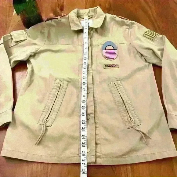 WESC Jacket Beige Streetwear Unisex Contemporary Jacket. - Picture 5 of 10